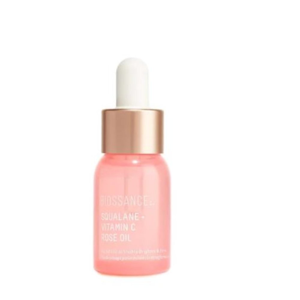 New 💖 Biossance Squalene + Vitamin C Rose Oil Travel Size 12 ml